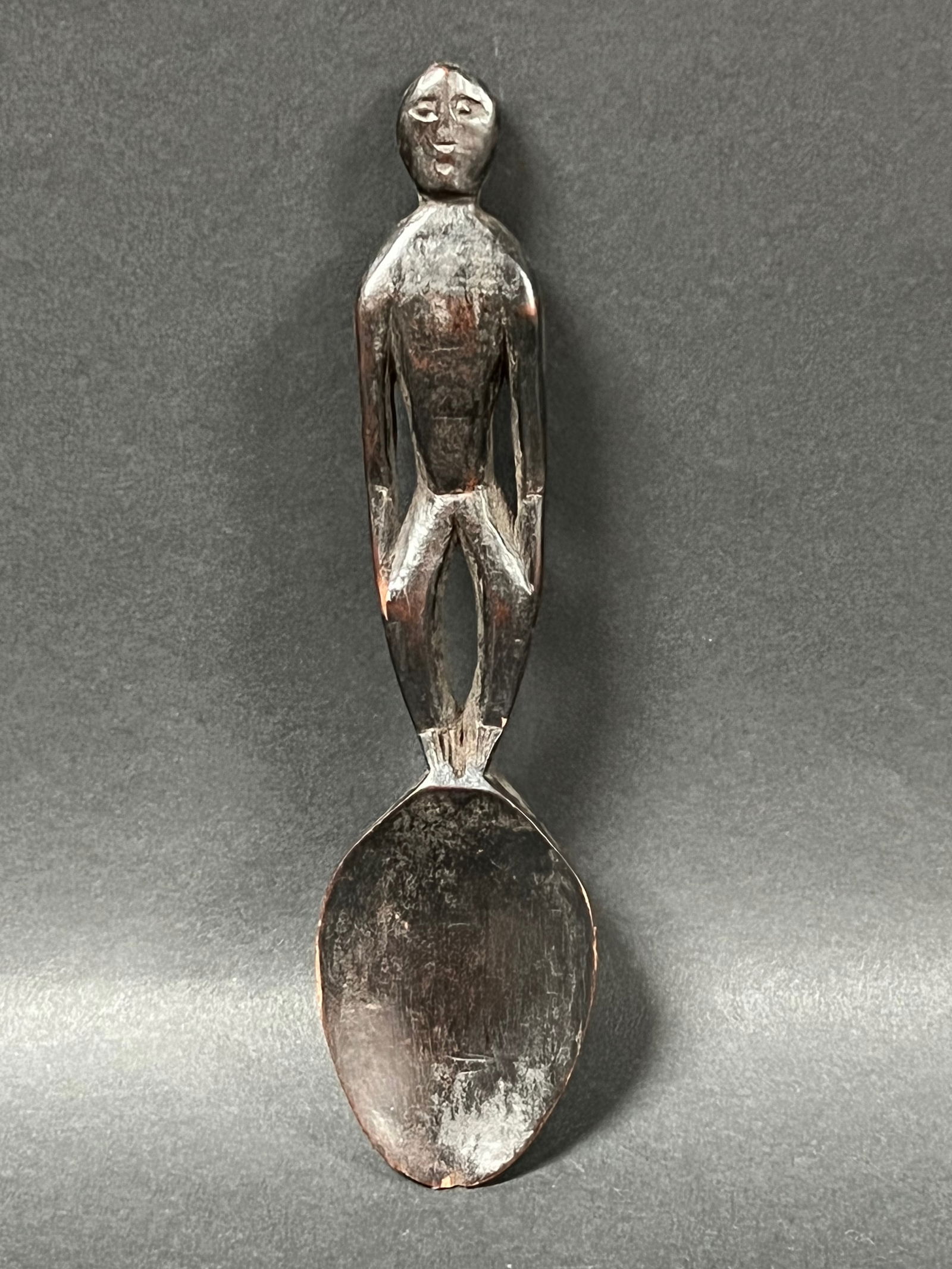 Late 20th Century Carved Wood Tribal Art Spoon (1 of 7)