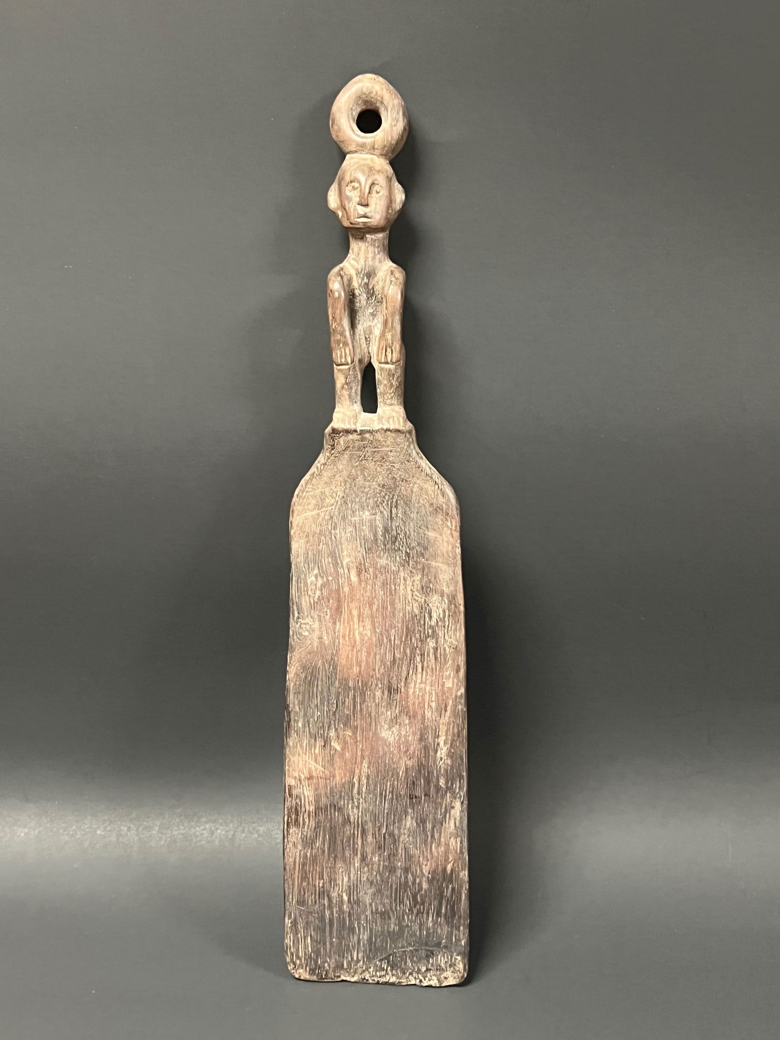 Late 20th Century Philippine Ifugao Tribal Art Wooden Spatula (1 of 6)