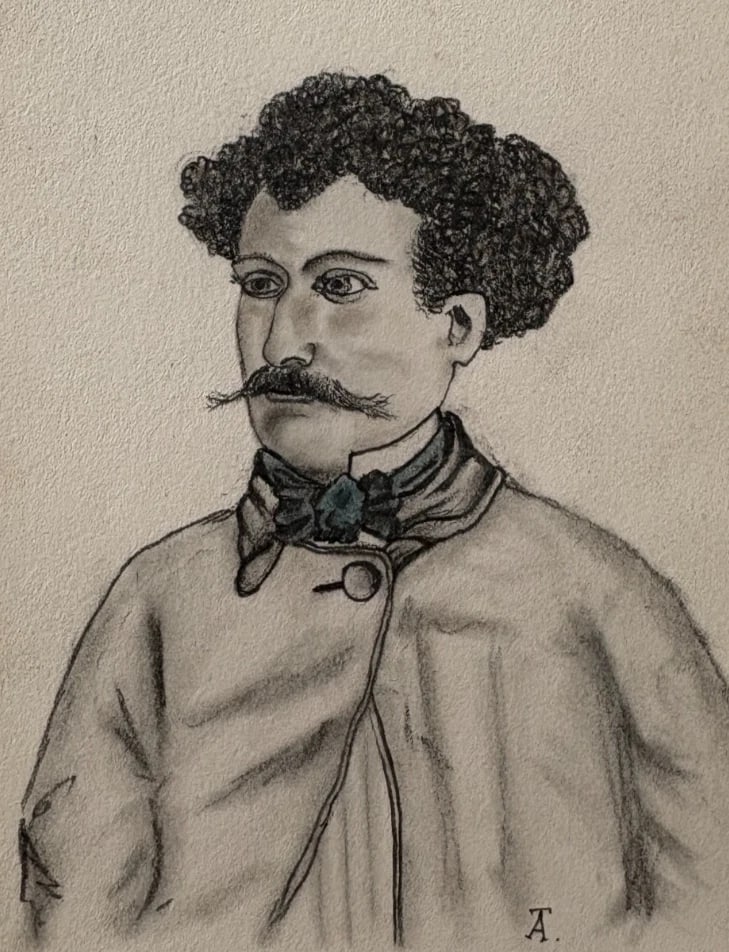 Man, Portrait Genre Scene, Hunter, Dogs - Drawing Antique Sketch Artwork: Title: Man, Portrait Genre Scene, Hunter, Dogs - Drawing Antique Sketch Artwork Description: Pencil on paper 14.5 x 19.5 cm All our artworks are packaged to a very high standard, using protective cell