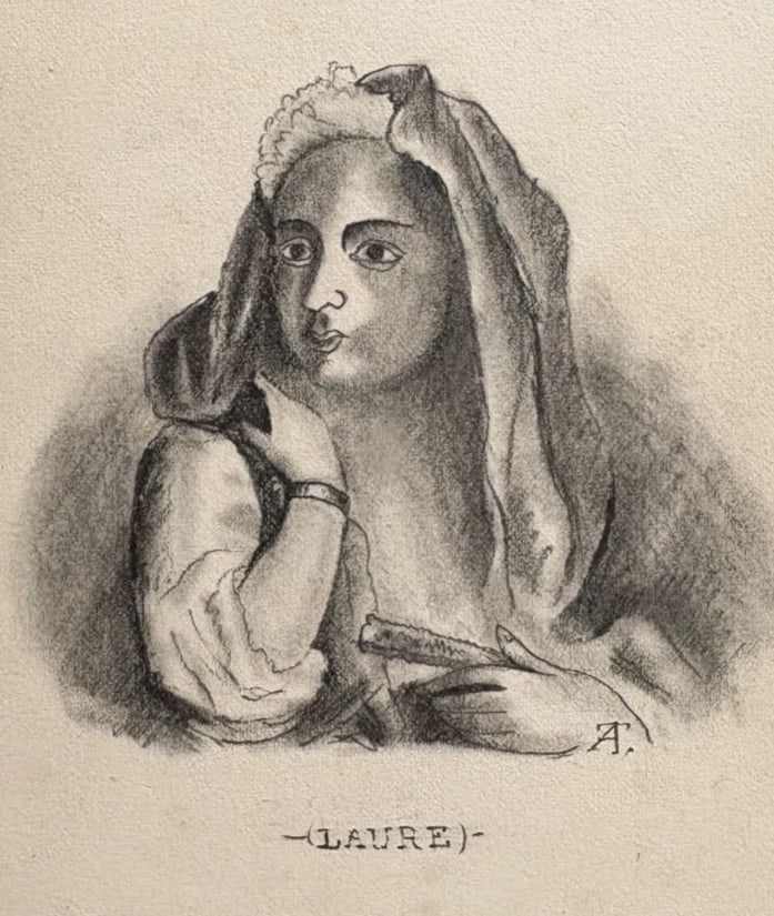 Antique Drawing Man, Portrait Genre Scene, Woman, Portrait Sketch Artwork: Title: Antique Drawing Man, Portrait Genre Scene, Woman, Portrait Sketch Artwork Description: Pencil on paper 14.5 x 19.5 cm All our artworks are packaged to a very high standard, using protective cel