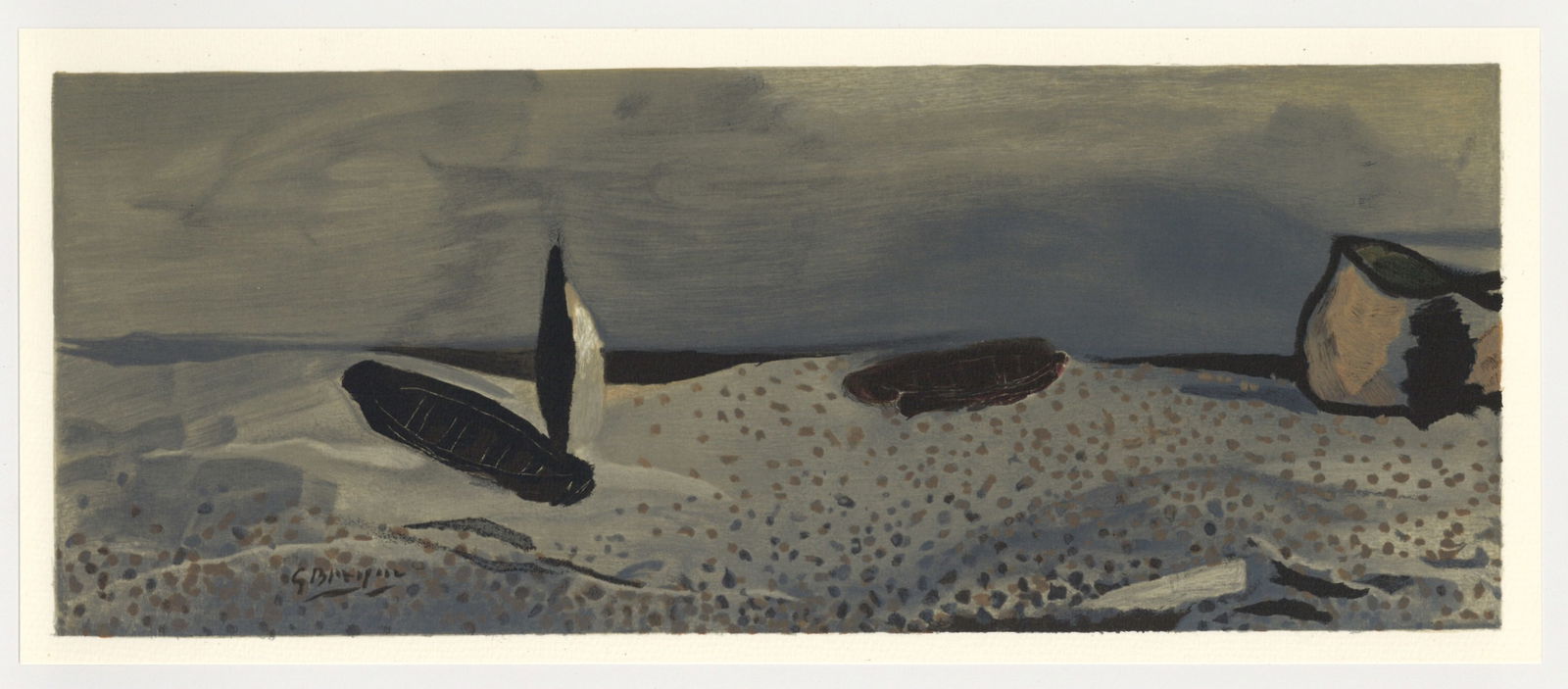 Georges Braque lithograph "Marine"