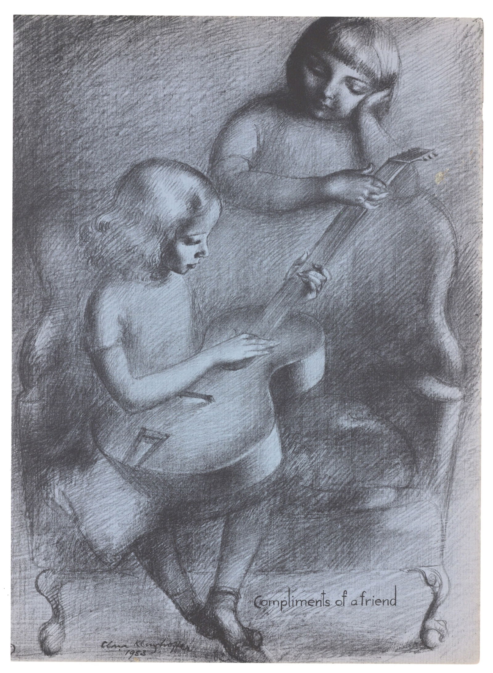 Clara Klinghoffer original lithograph