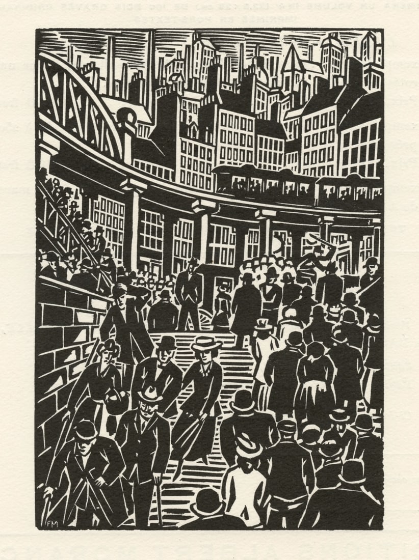 Frans Masereel "La Ville"