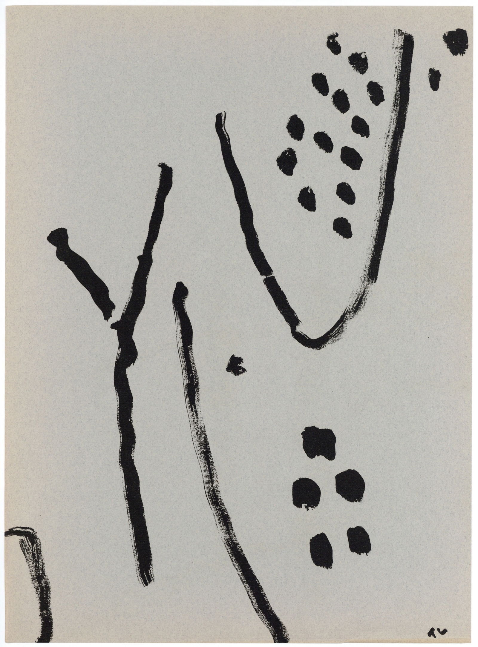 Pierre Tal-Coat lithograph on laid paper, 1962 (1 of 1)