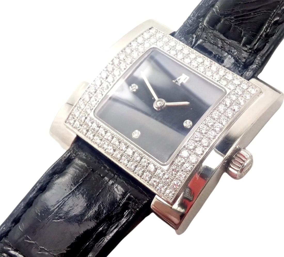 Authentic! Vintage Audemars Piguet 18k White Gold 1.15ct Diamond Ladies Watch (1 of 12)