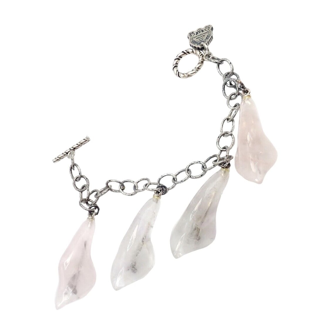 Rare! Vintage Mario Buccellati Silver Quartz Calla Lily Bracelet: Rare! Vintage Mario Buccellati Silver Quartz Calla Lily Bracelet Rare! Vintage Mario Buccellati Silver Quartz Calla Lily Bracelet Product Description About This Piece: The Rare Vintage Mario Buccellat