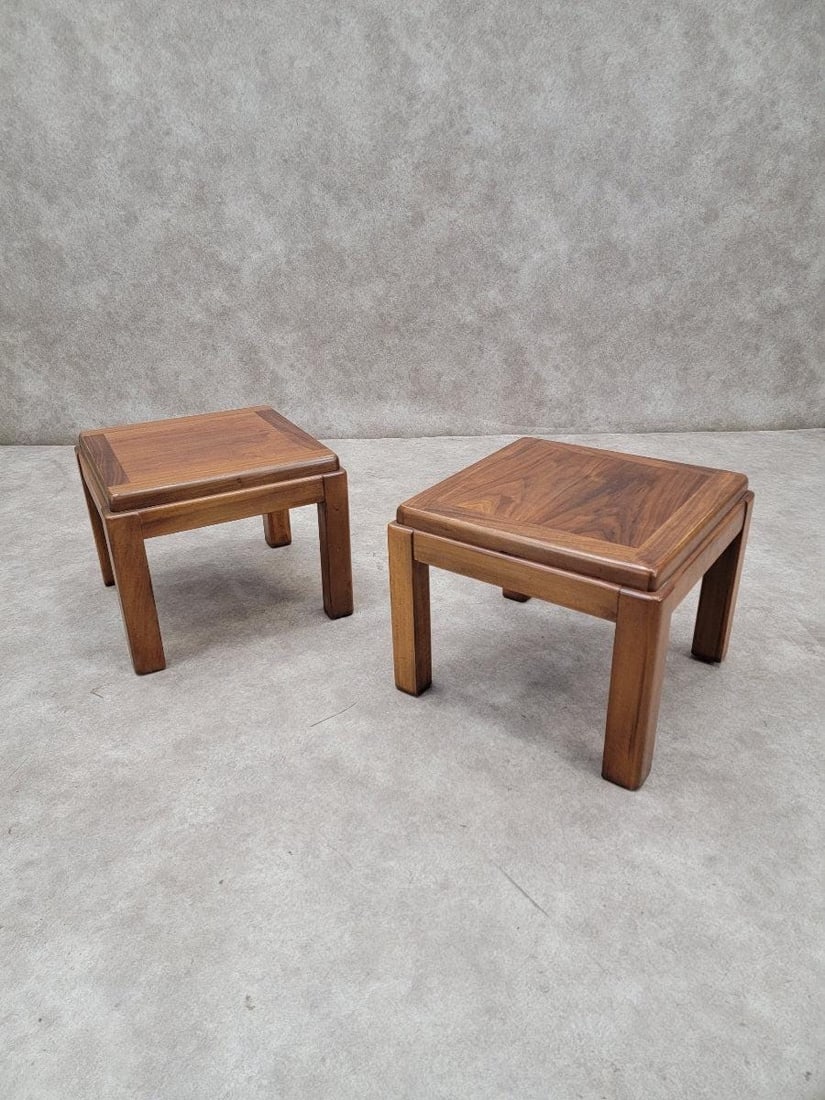 Mid Century Modern Lane Side Tables - Pair - 2