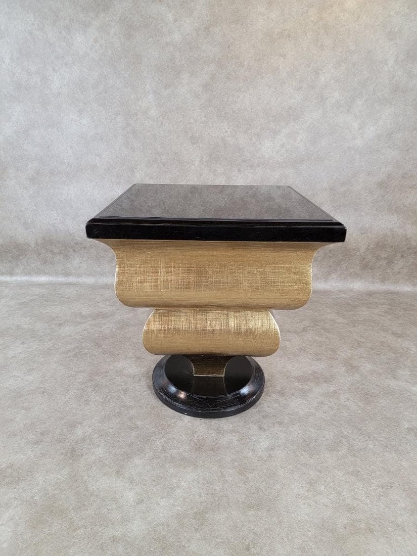 Vintage Modern Deco Style Sculptural Side Cocktail Table By Art Max - 3