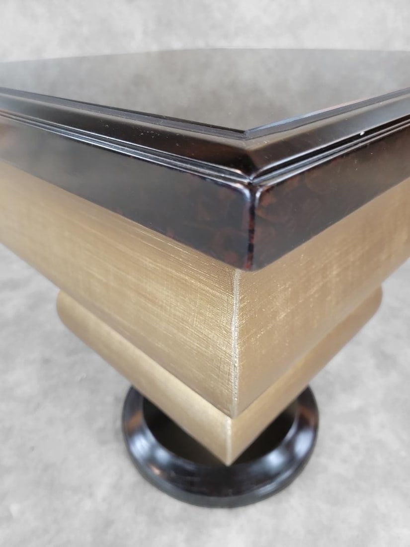 Vintage Modern Deco Style Sculptural Side Cocktail Table By Art Max - 5