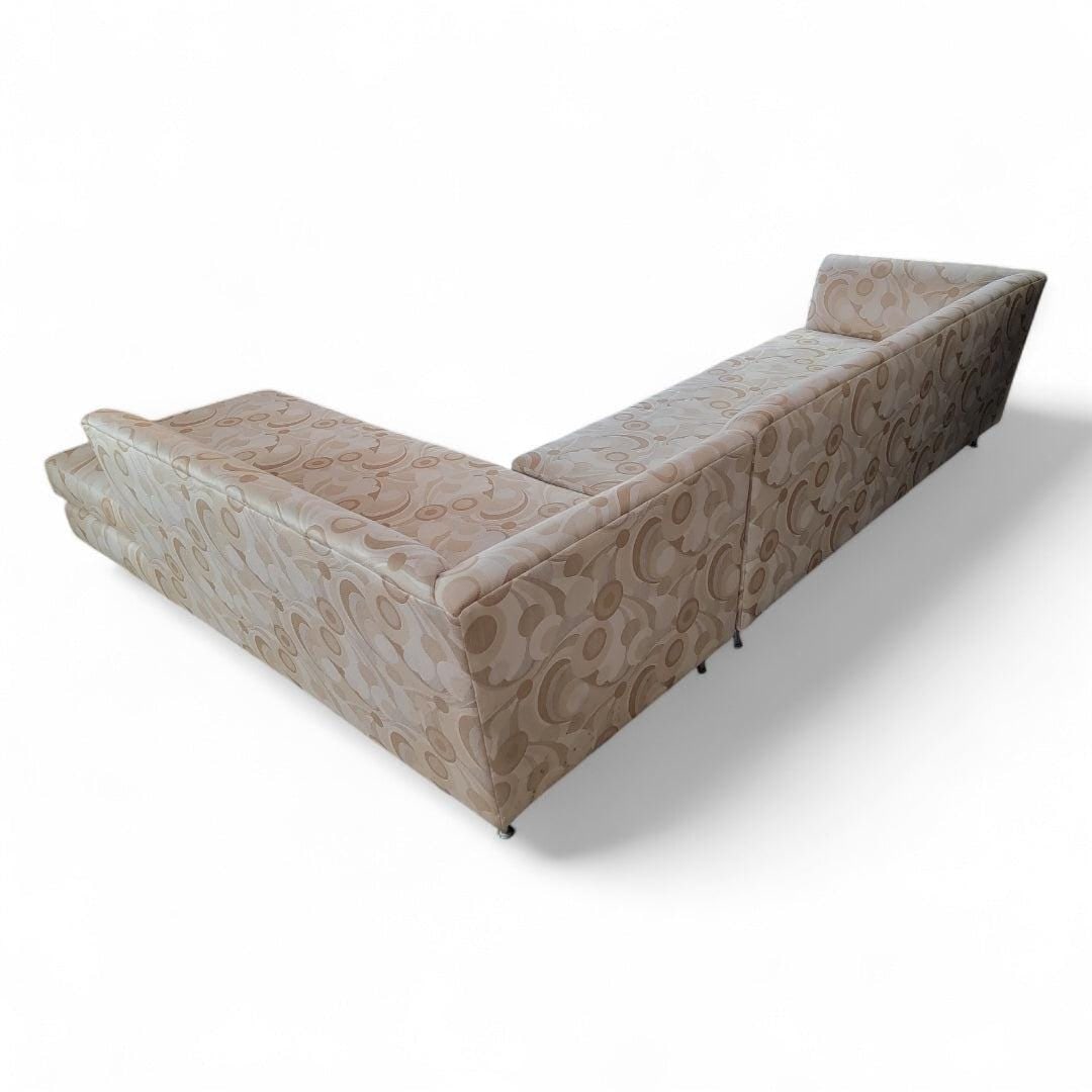 Postmodern L-Shaped Chaise Sofa by Carsons Sectional Sofa - 3