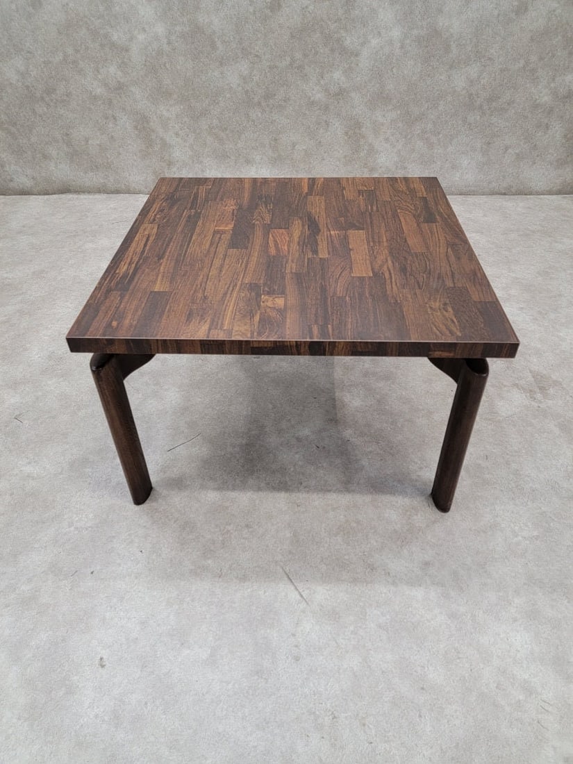 Mid Century Modern Jens Risom Style Floating Formula Side Table with Coffee Table - Set of 2 - 3