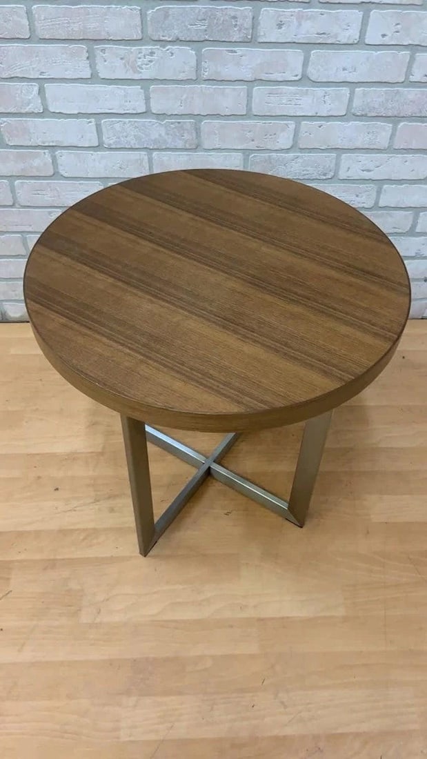 Mid Century Modern Milo Baughman Style Side Table - 6
