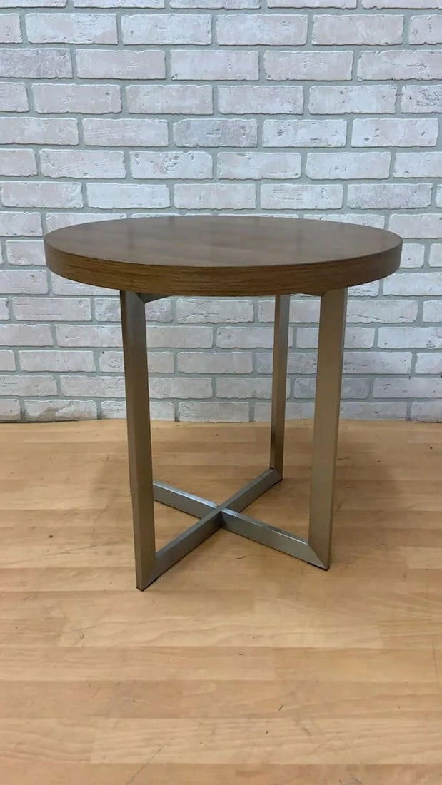 Mid Century Modern Milo Baughman Style Side Table - 8