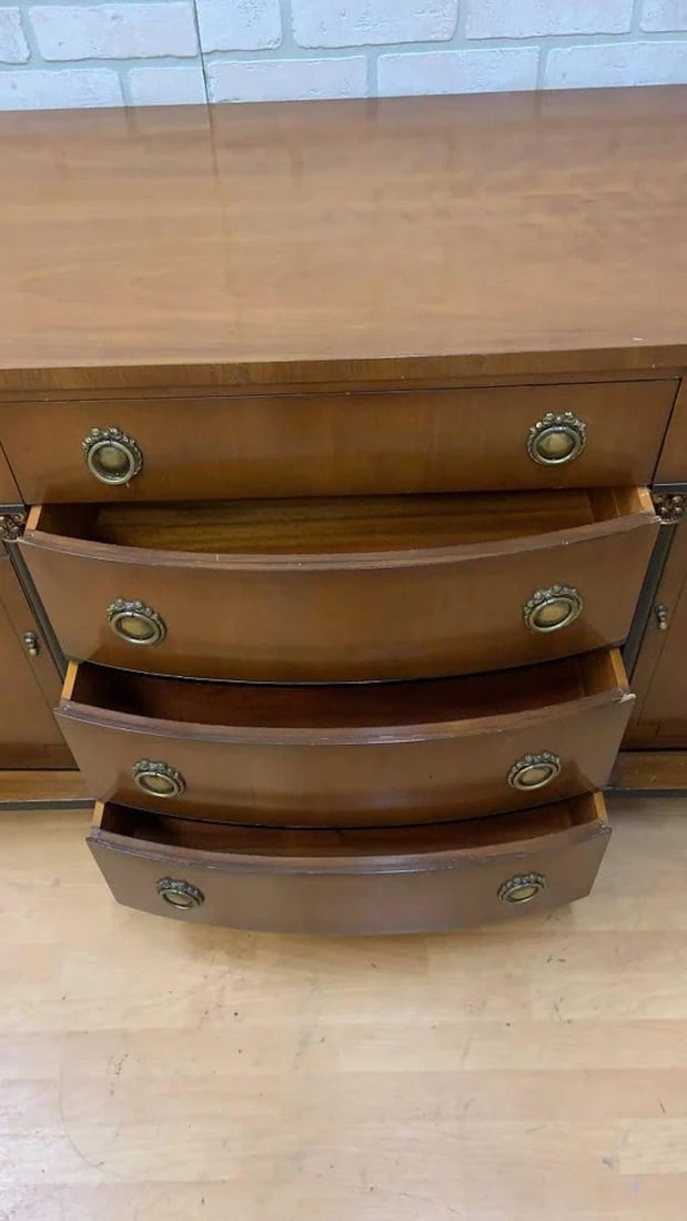 Vintage Empire Style Sideboard/Credenza - 7