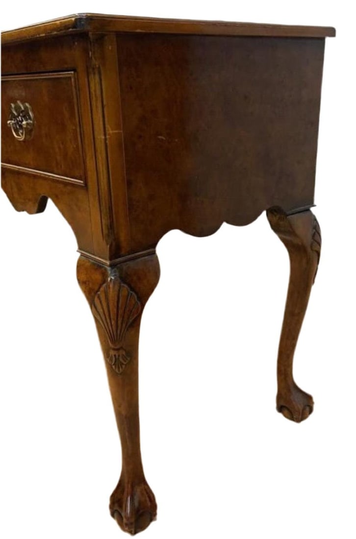 Antique Victorian Burlwood Sideboard with Claw and Ball Feet - 3