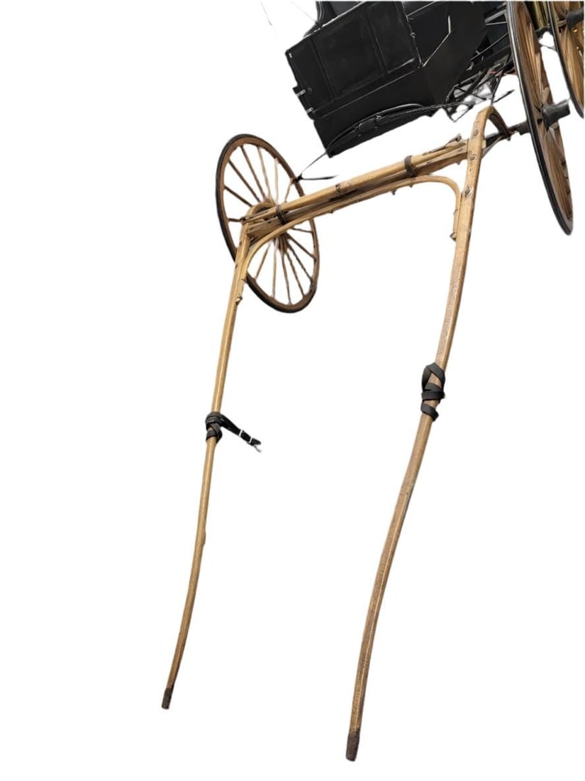 Antique Fully Restored & Functional Horse-Pull Spring Buggy - 7