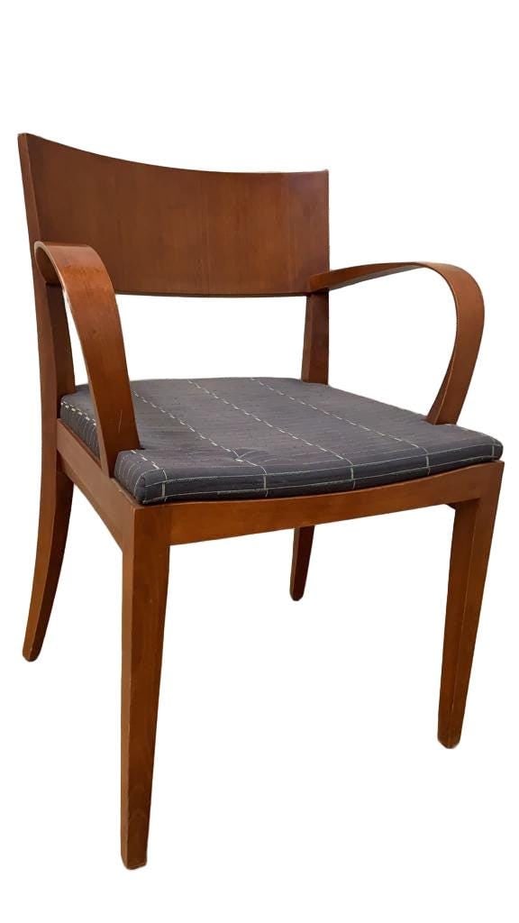 Contemporary Jonathan Crinion for Knoll Wood Side Dining Chairs - Set of 6 - 3