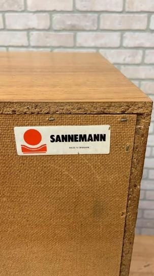 Mid Century Modern Sannemann Danish Bachelor Wardrobe Chest - 6