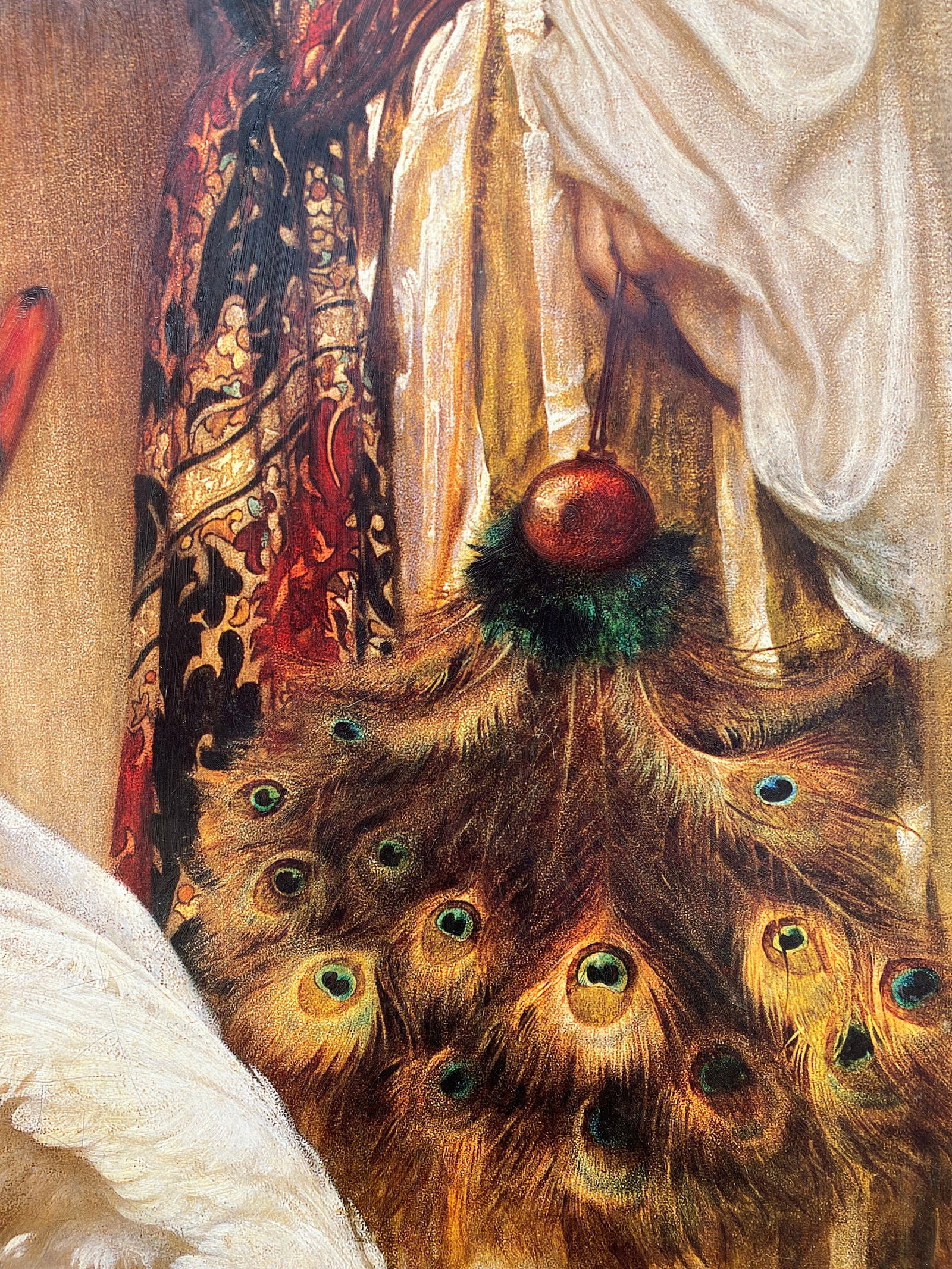 Vintage Printed Reproduction of Odalisque by Frederic Leighton - 4