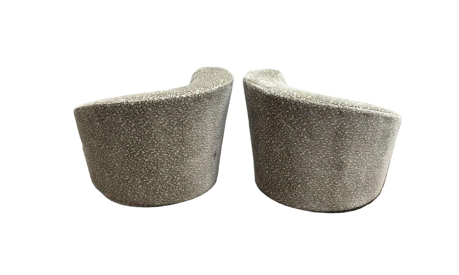 Mid Century Modern Vladimir Kagan Style Asymmetrical Swivel “Nautilus” Weiman Lounge - 4