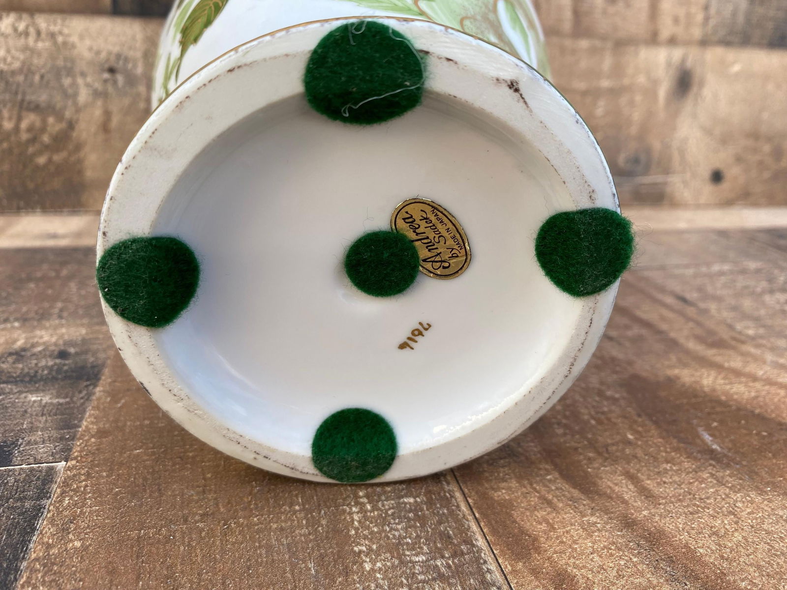 Vintage Japanese Satsuma Covered Ginger Jar - 2