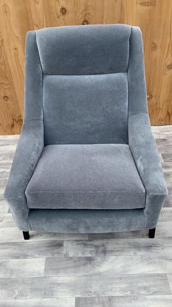 Mid Century Modern Folke Ohlsson for DUX Lounge Chair Newly Reupholstered in Mohair - 4