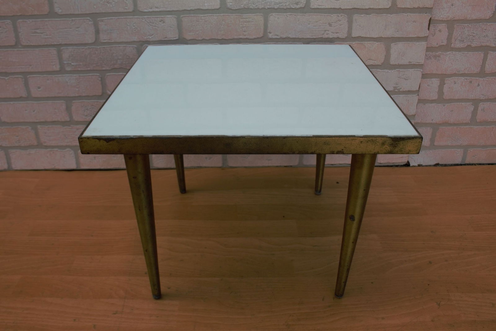 Vintage Modern Low Square Side Table - 3