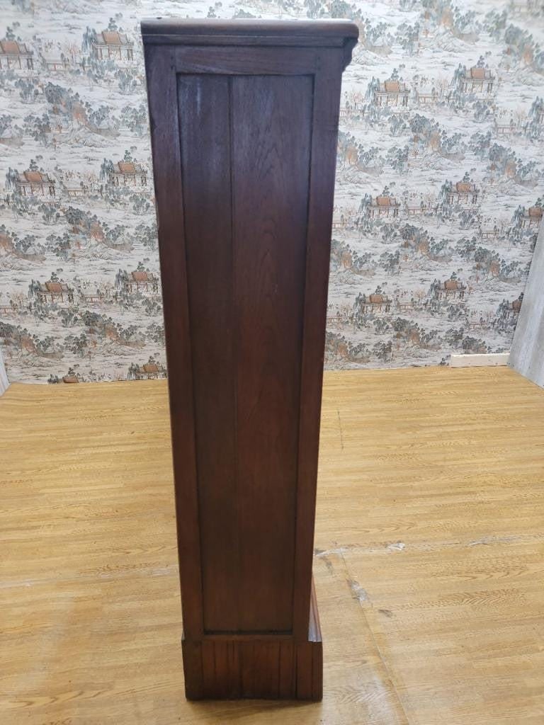 Antique Shanxi Province Teak and Glass Display Cabinet/Bookcase - 10