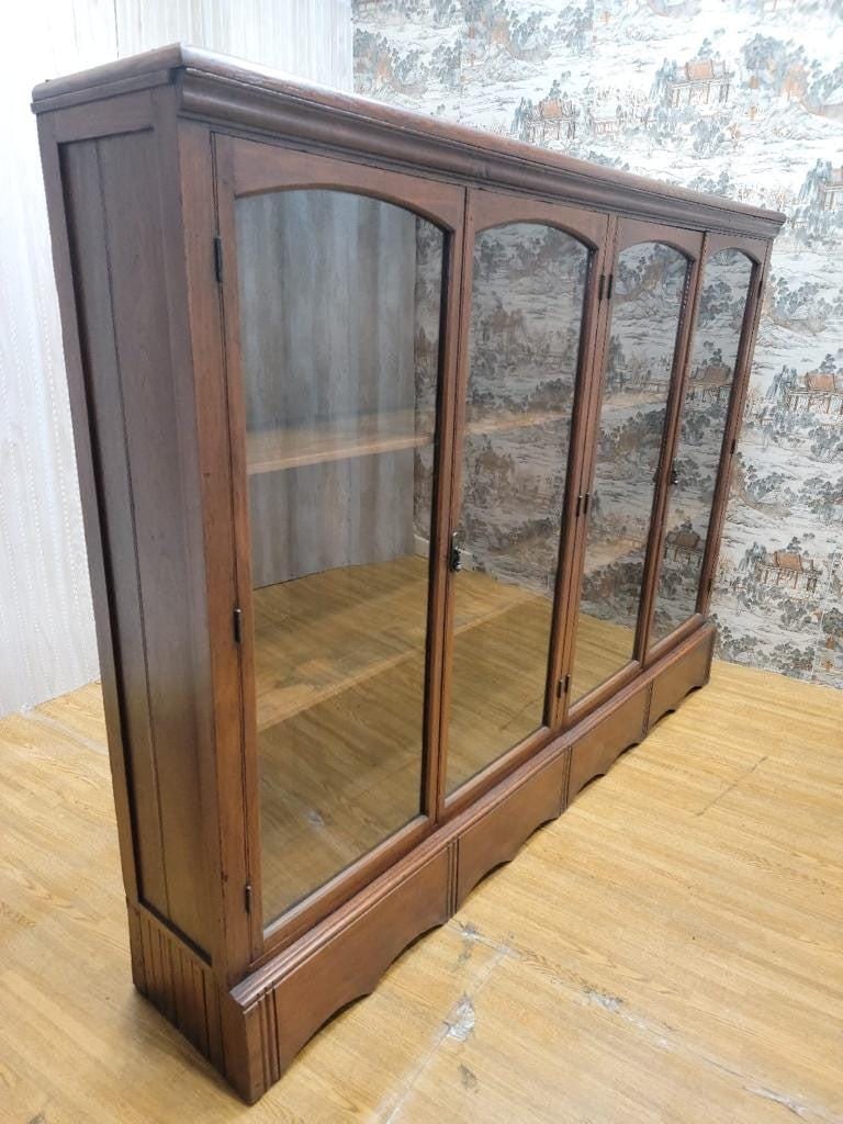 Antique Shanxi Province Teak and Glass Display Cabinet/Bookcase - 6