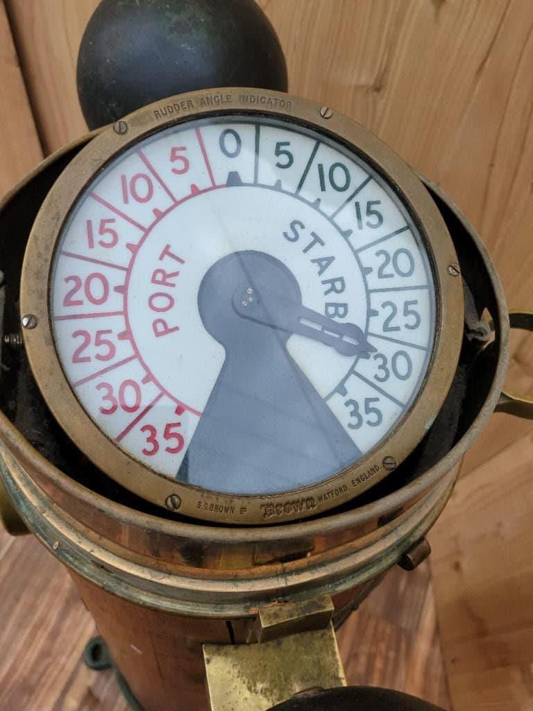 Antique Davies & Co Shopfitters Patt. 196 Yacht Binnacle and Compass - 8