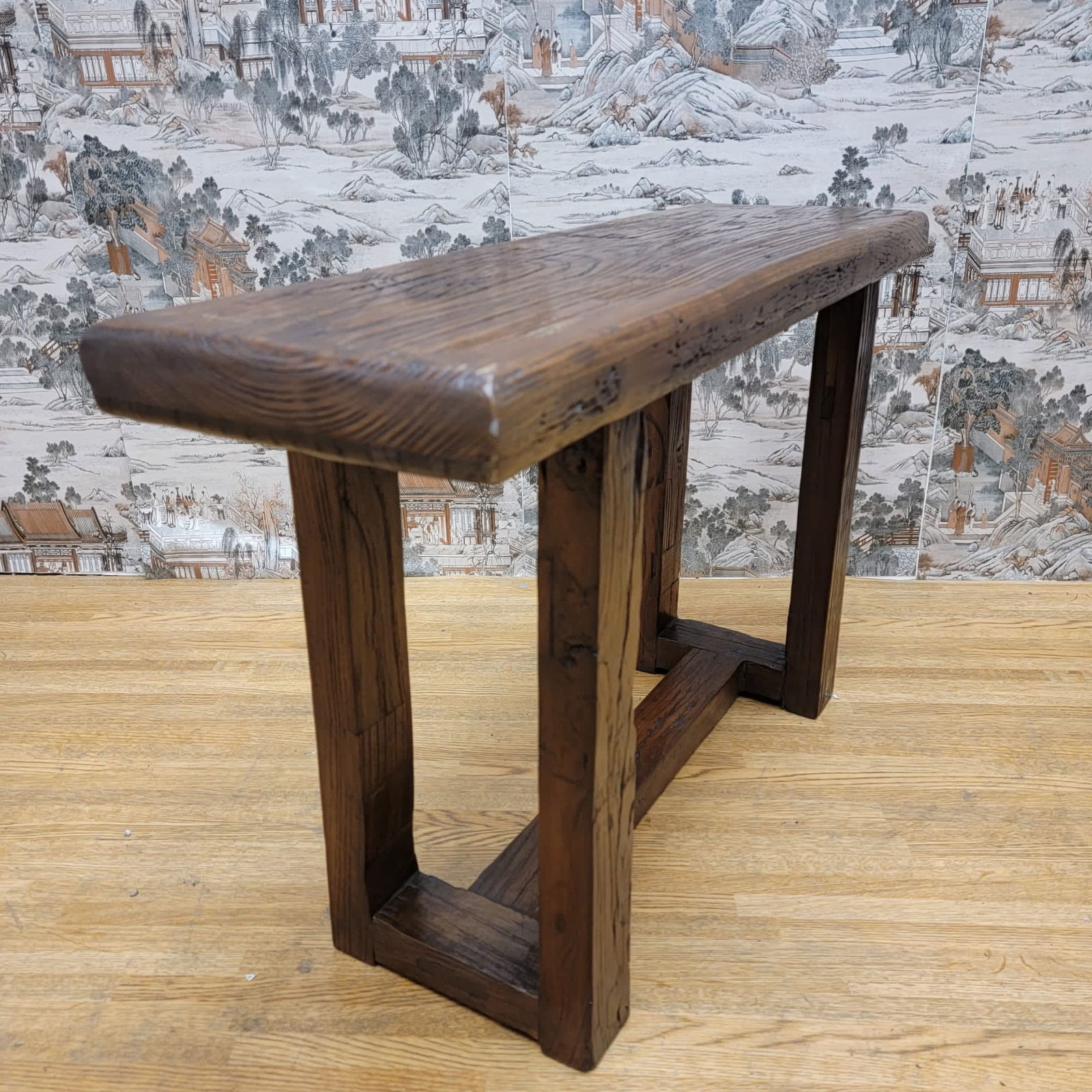 Antique Shanxi Province Elm Bench - 2