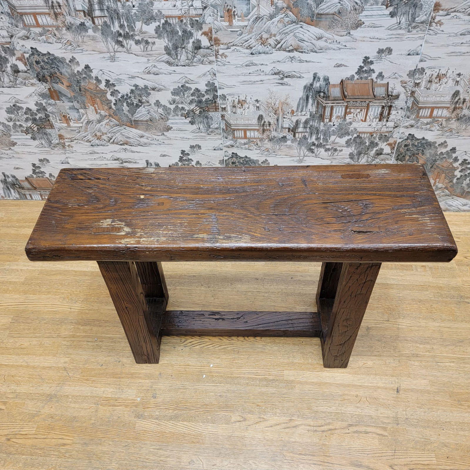 Antique Shanxi Province Elm Bench - 6