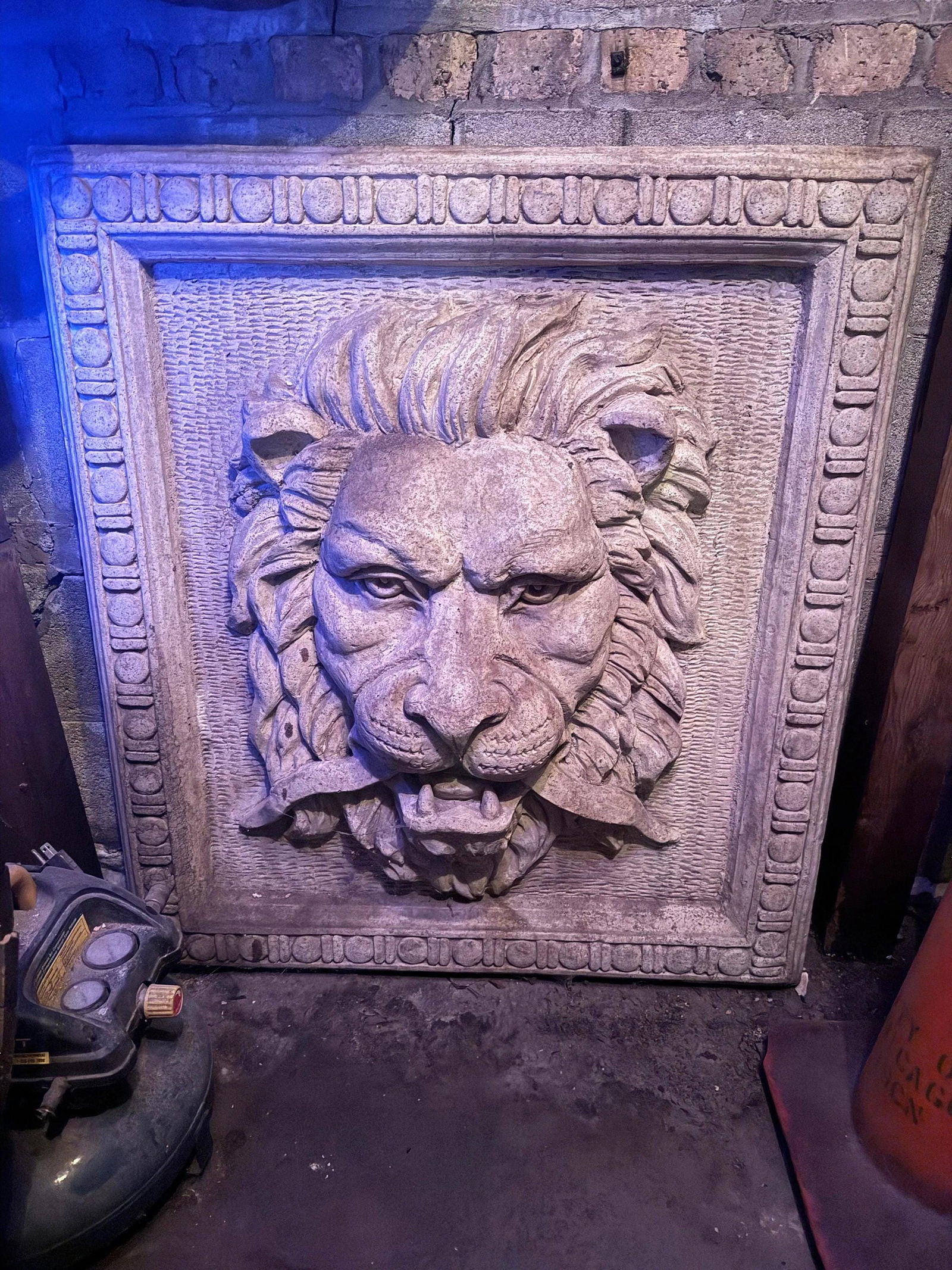 Antique Lion Stone Architectural Wall Salvage - 2