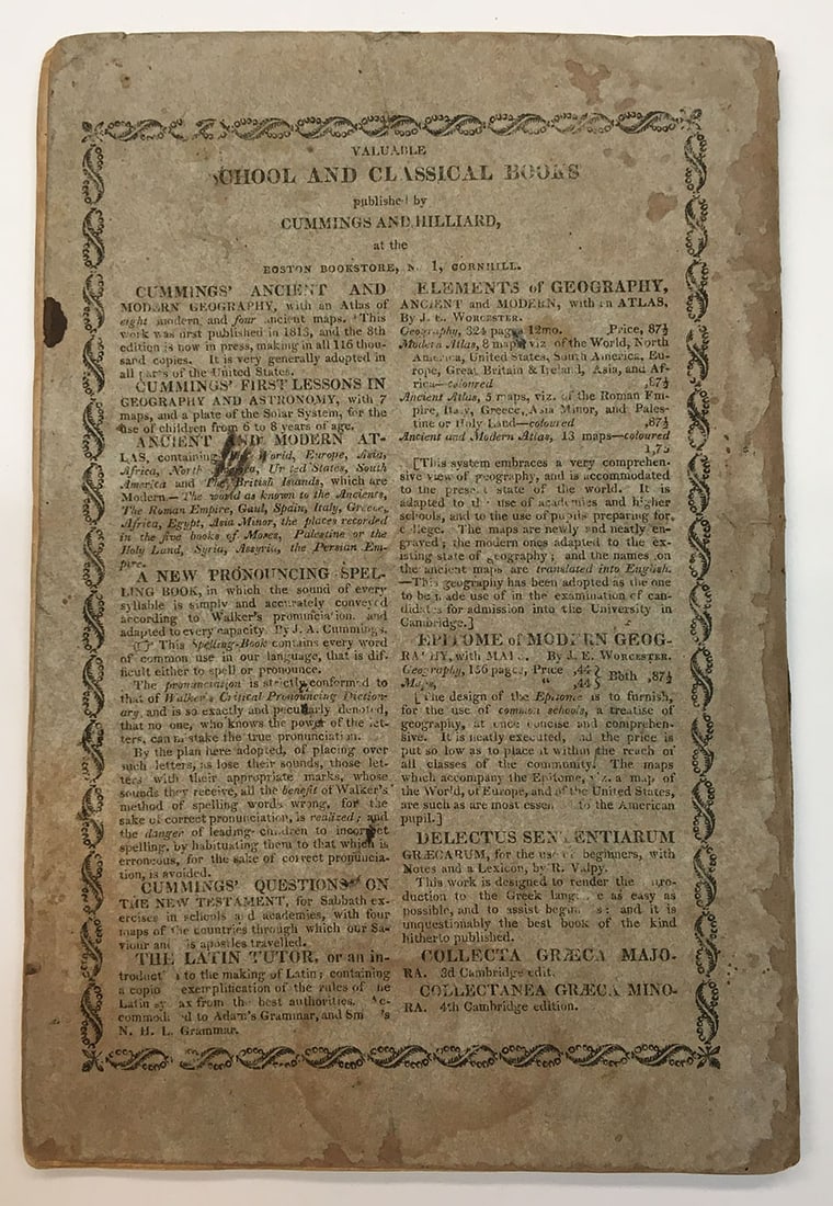 School Atlas to Cummings' Ancient & Modern Geography. Eighth Edition - 11