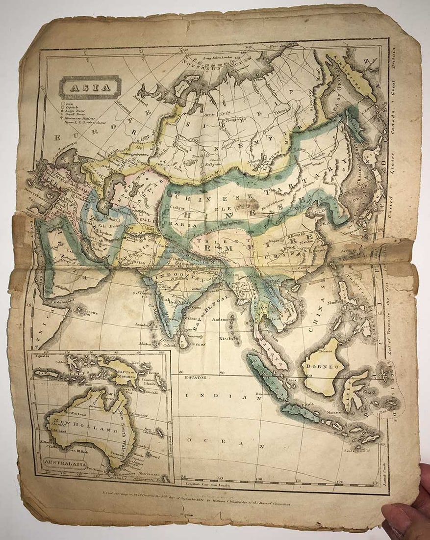 School Atlas to Accompany Woodbridge's Rudiments of Geography - 10
