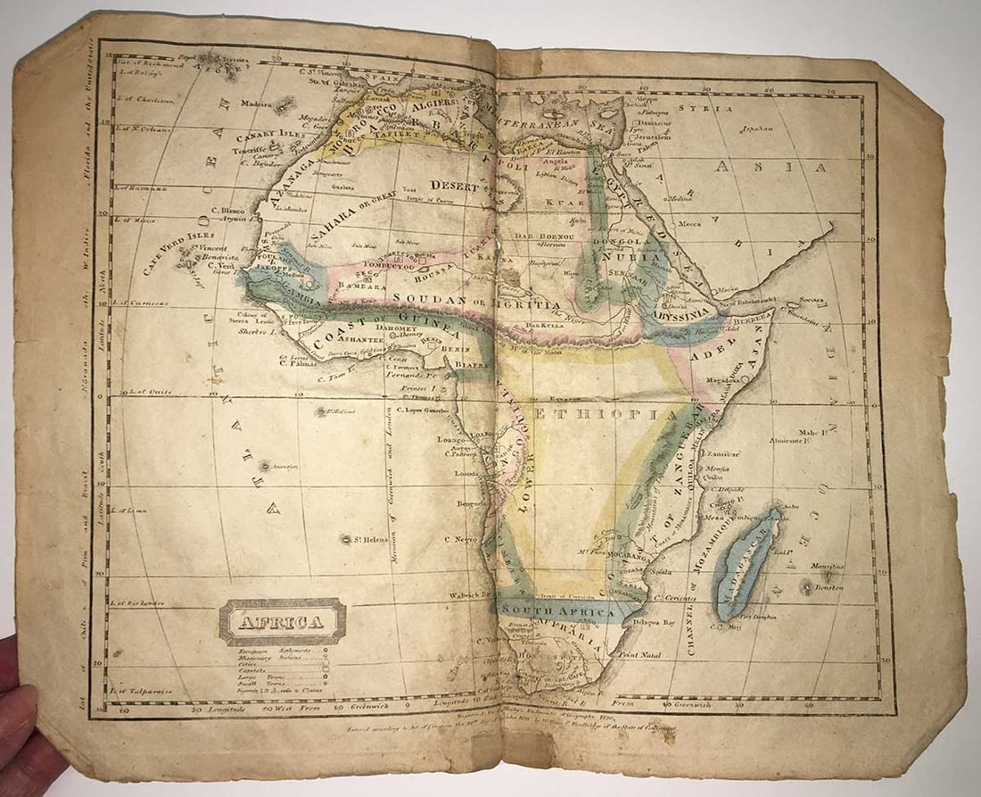 School Atlas to Accompany Woodbridge's Rudiments of Geography - 11