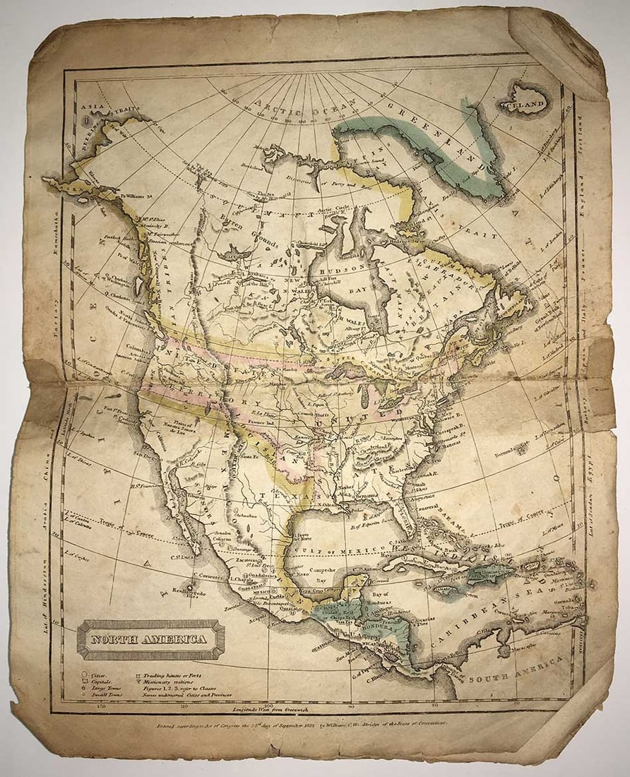 School Atlas to Accompany Woodbridge's Rudiments of Geography - 6