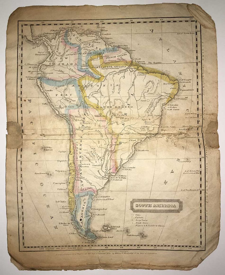 School Atlas to Accompany Woodbridge's Rudiments of Geography - 8