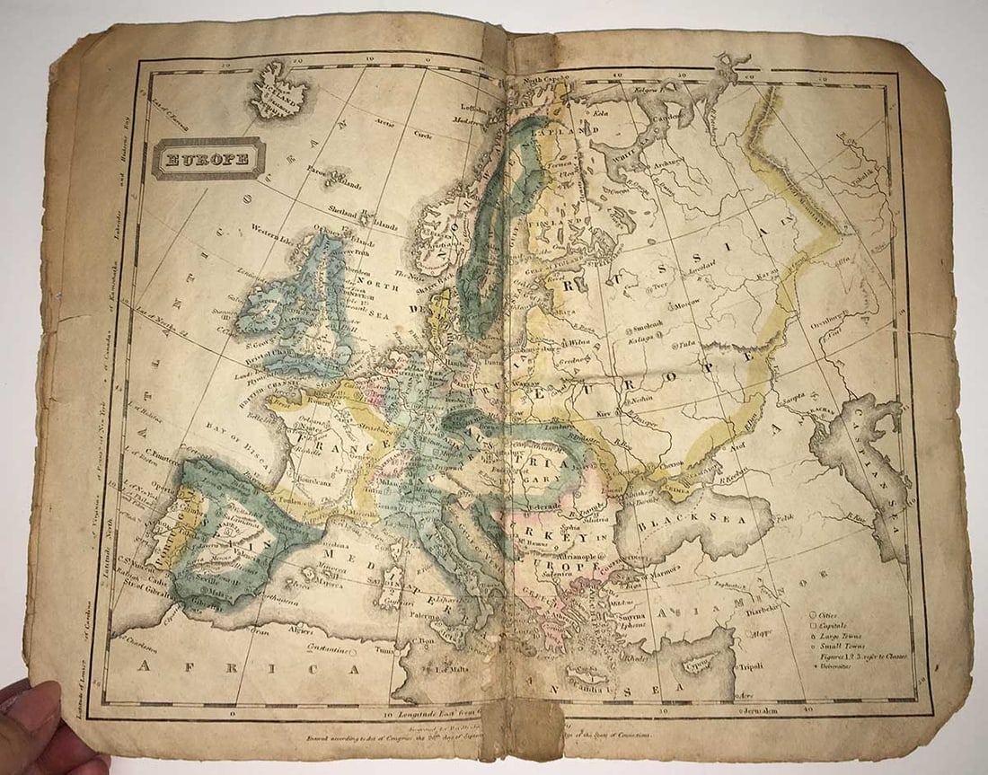 School Atlas to Accompany Woodbridge's Rudiments of Geography - 9