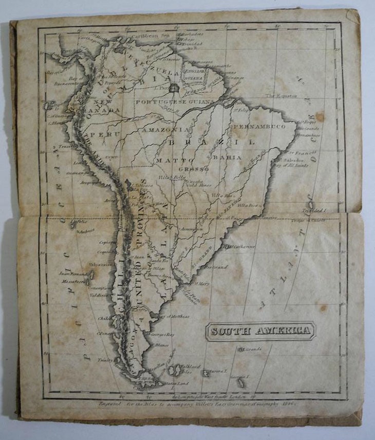 Atlas to accompany Willett's Easy Grammer of Geography - 2