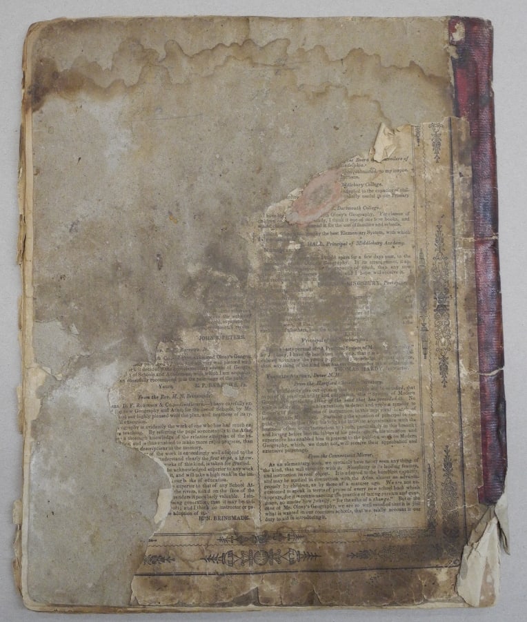 Olney's School Atlas Containing the following (24) maps - 2