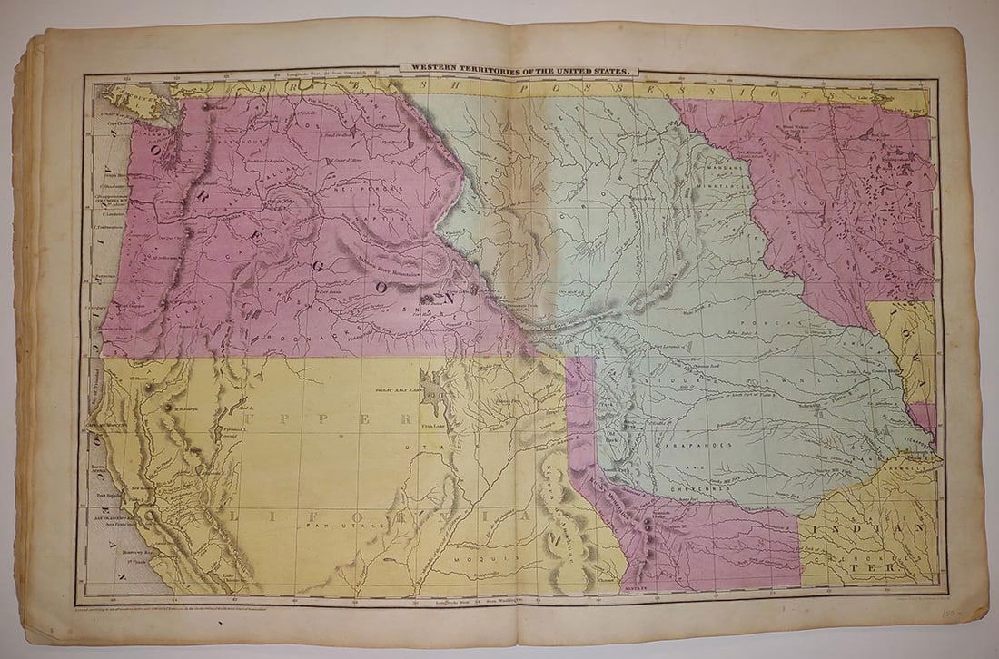 Olney's School Atlas containing the following maps ...[24]...(Cover title only, issued without - 5