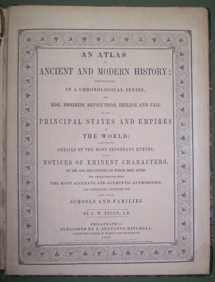 Atlas of Ancient and Modern History; presenting, in a chronological series, the rise, progress, - 2