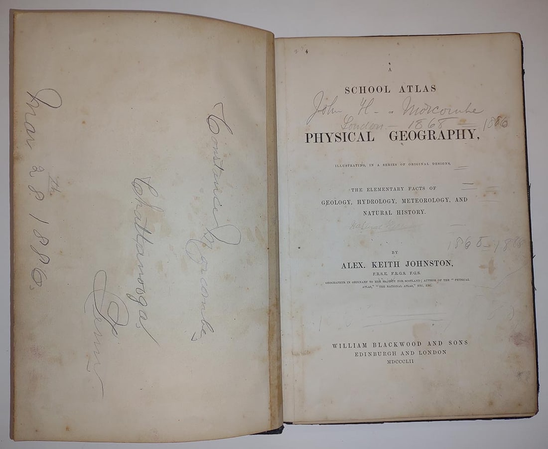 School Atlas of Physical Geography illustrated in a series of original designs, the elementary facts - 4