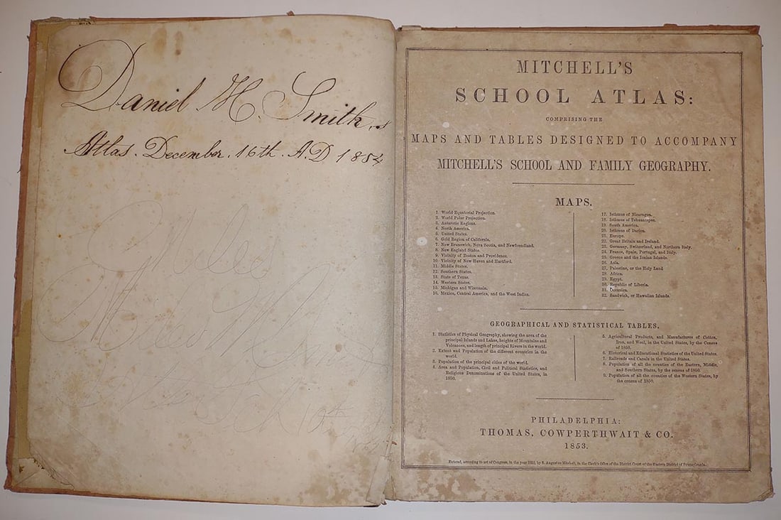 Mitchell's School Atlas: comprising the maps, etc., designed to illustrate Mitchell's School and - 2