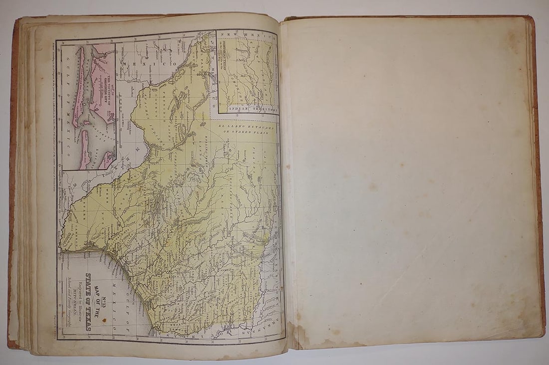 Mitchell's School Atlas comprising the maps and tables designed to accompany Mitchell's school and - 4