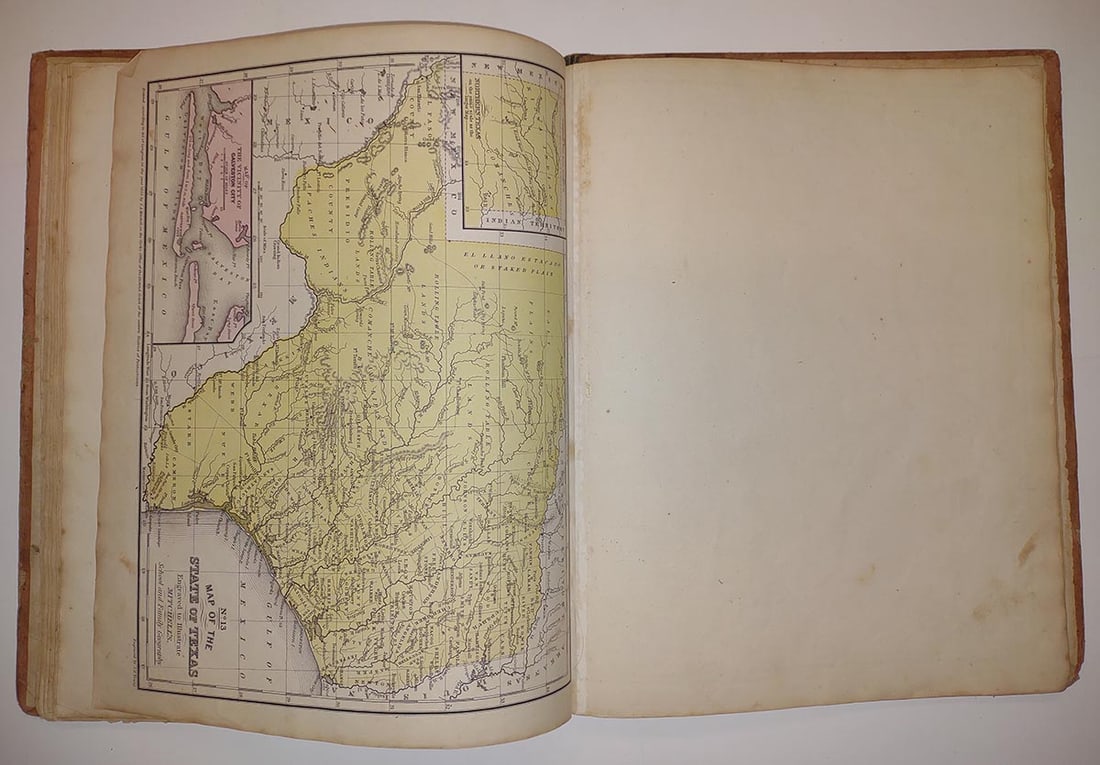 Mitchell's School Atlas comprising the maps and tables designed to accompany Mitchell's school and - 4