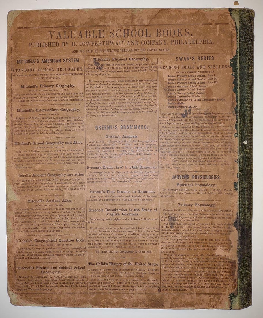 Mitchell's School Atlas comprising the maps and tables designed to accompany Mitchell's school and - 5