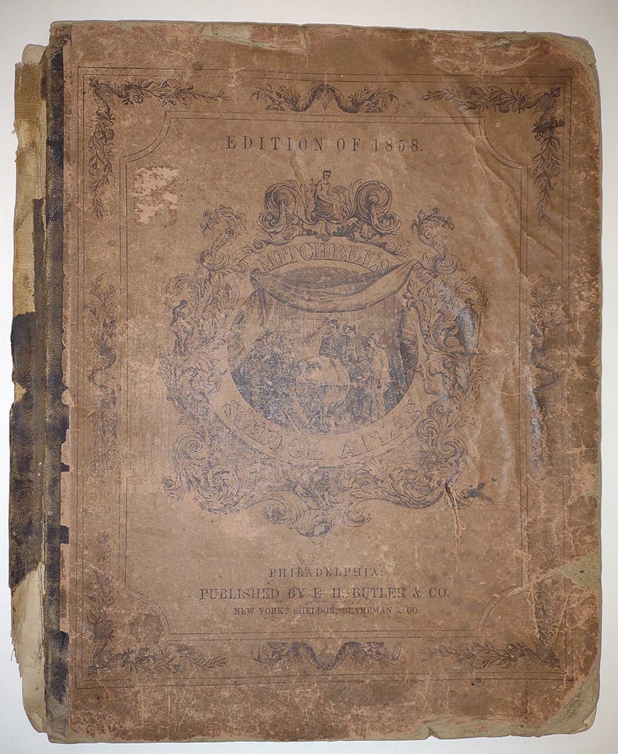 Mitchell's School Atlas comprising the maps and tables designed to accompany Mitchell's school and (1 of 5)