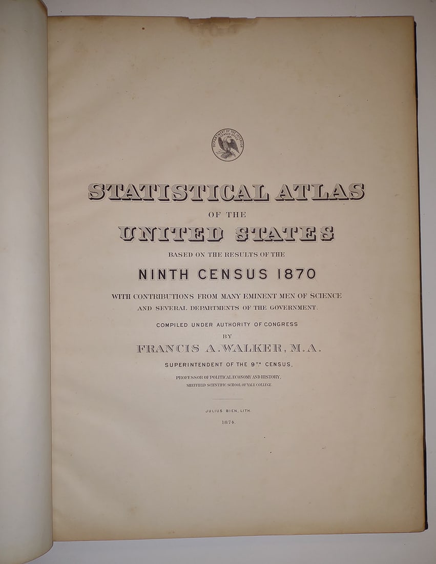 Statistical Atlas of the United States based on the results of the Ninth Census 1870 with - 2